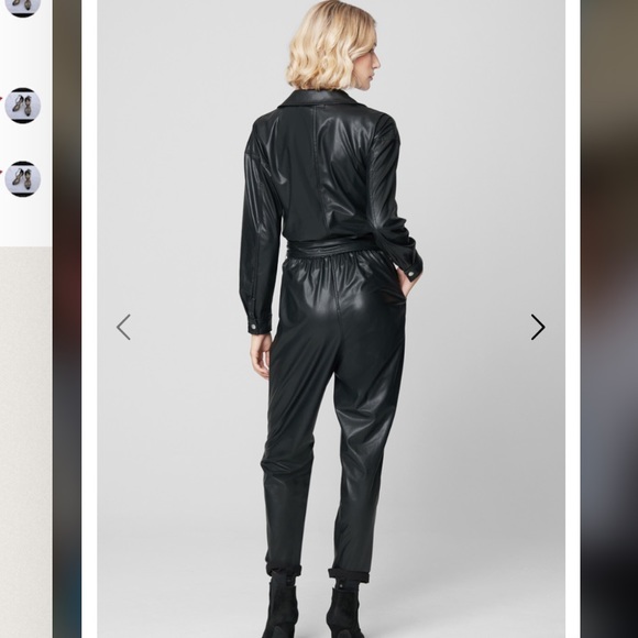 BLANK NYC**Black Vegan Boiler Jumpsuit**$148 - Picture 5 of 8